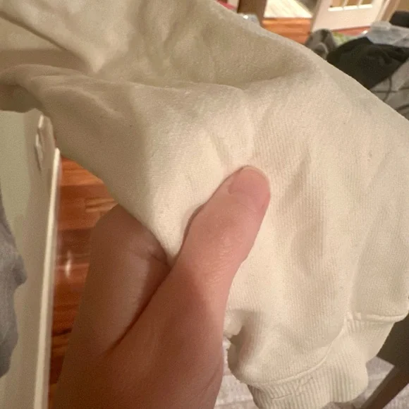 5/$25!! MOTHER Adios Sweatshirt - Gray and Cream - Picture 6 of 6